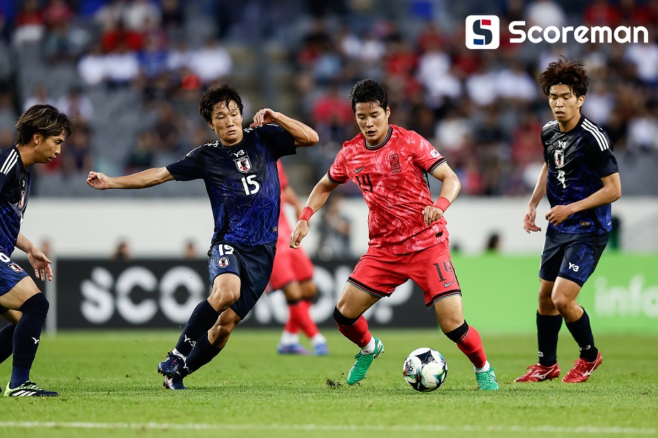 한국, 일본에 0:1 패배... 사상 첫 한일전 3연패